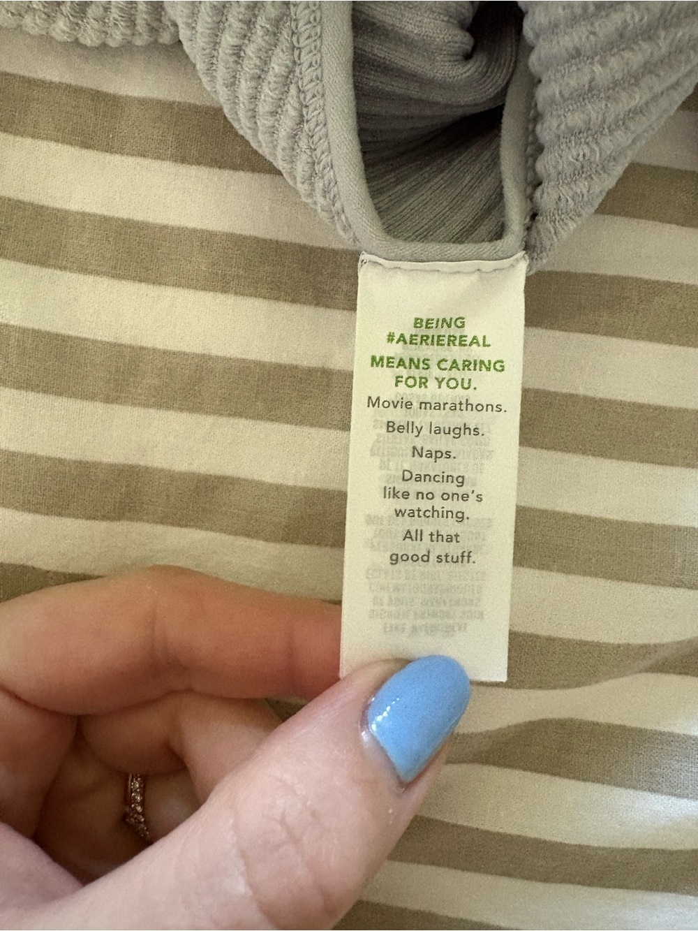 Aerie Ribbed Ruched Crop Tank - Picture 5 of 6